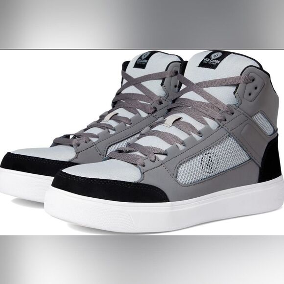 VOLCOM Evolve SKATE INSPIRED WORK SAFETY COMP TOE SLIP RESIST SNEAKERS 8.5 8 1/2 - Picture 1 of 14